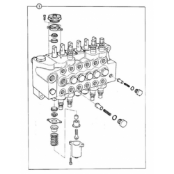 Valve excavator sideshift suitable for JCB 3CX 4CX - 25/624300