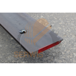 Toeplate bolt on, 2286 x 200 8 hole, double edge suitable for JCB - 2286mm