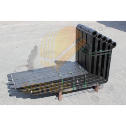 Widły pasujące do ładowarek teleskopowych JCB / 125x40x1200 - 545/82126