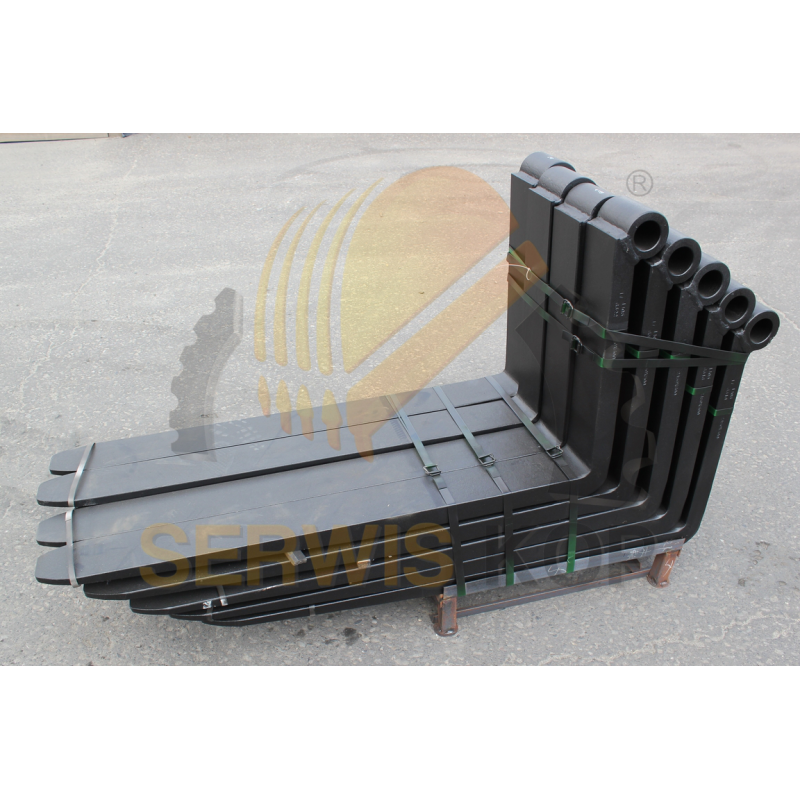 Widły pasujące do ładowarek teleskopowych JCB / 100x45x1067 - 545/82134