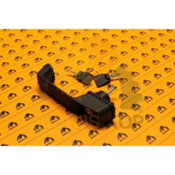 Handle C/W barrel lock only suitable for JCB 3CX 4CX - 123/04067
