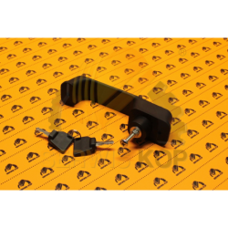 Handle C/W barrel lock only suitable for JCB 3CX 4CX - 123/04067