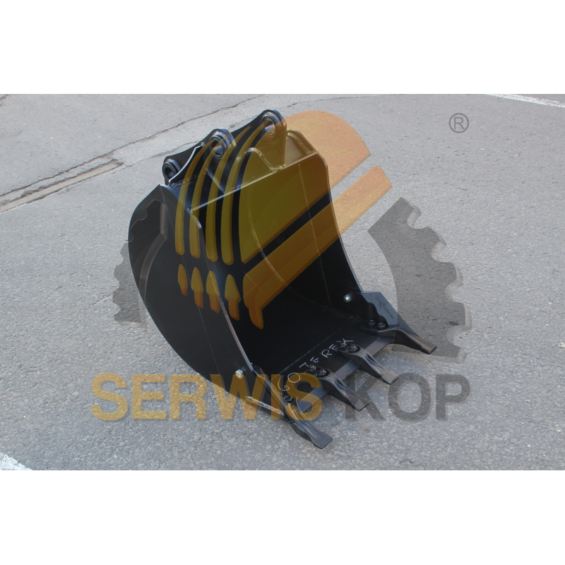 Bucket 60 cm suitable for Terex 760, 820, 860, 970 - HB400 blade B60T