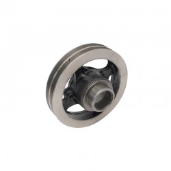 Pulley crankshaft twin groove suitable for JCB 3CX 4CX - 02/200018
