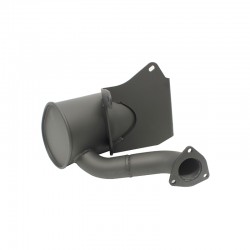 Silencer turbo exhaust suitable for JCB 3CX 4CX - Engine AK - 331/27844
