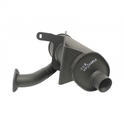 Silencer turbo exhaust suitable for JCB 3CX 4CX - Engine AK - 331/27844