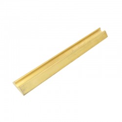Pad wear strip bottom / BRASS suitable for JCB 3CX 4CX - 123/00818